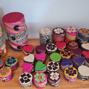 Joyero de rafia 1 planta Grande