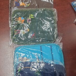 Funda pasaporte bordada