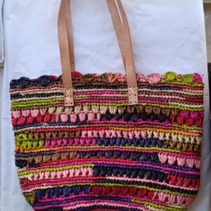 Bolsos rafia colores
