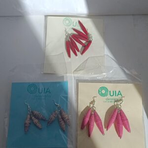 Pendiente cono pequeño 3 piezas